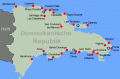 Landkarte Dominikanische Republik